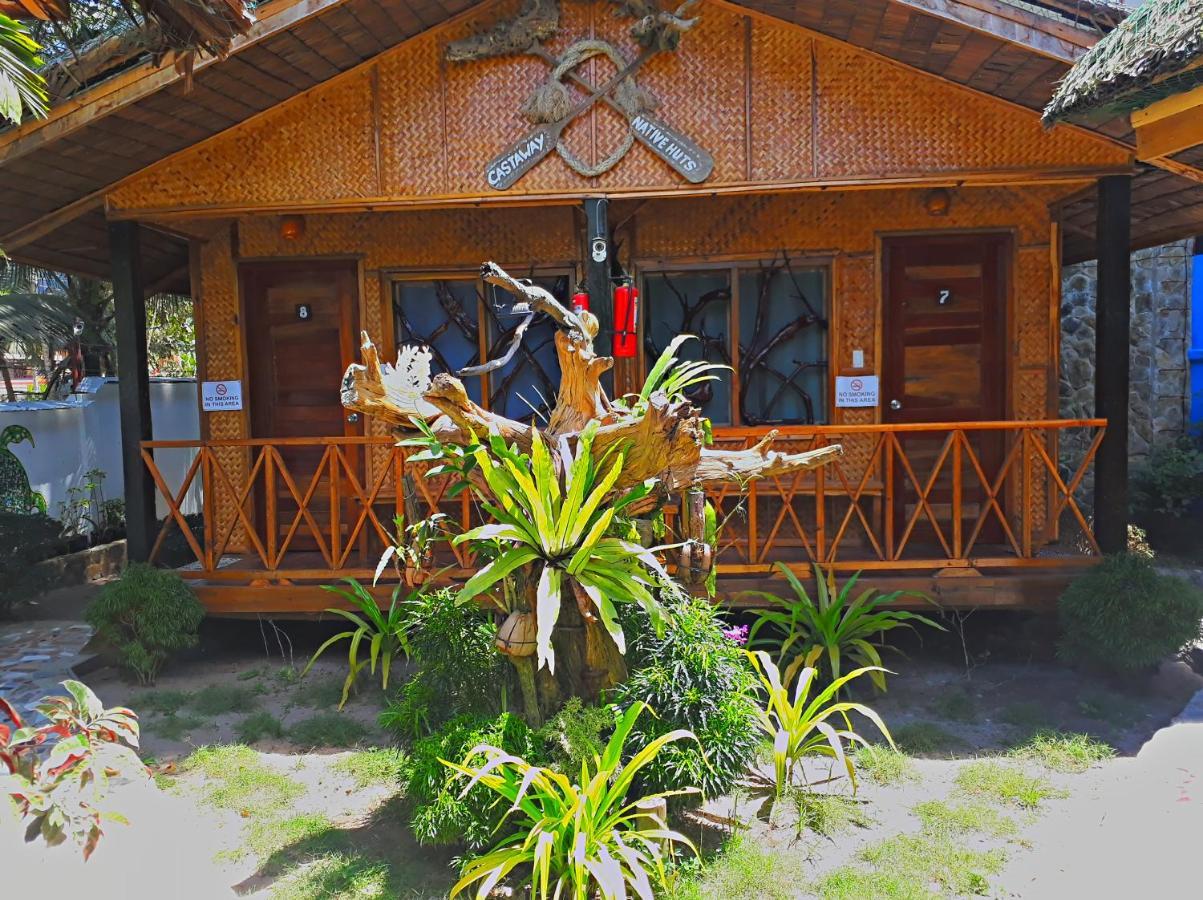 Castaway Native Huts Leilighet San Vicente  Eksteriør bilde