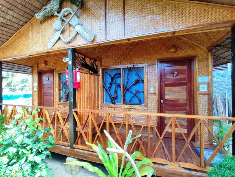 Castaway Native Huts Leilighet San Vicente  Eksteriør bilde